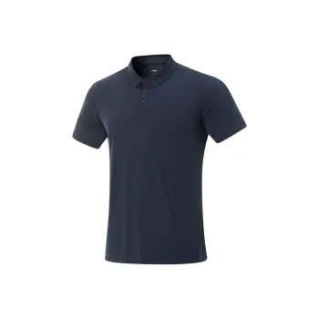 LiNing Fitness Series Polo Shirt Men's Ink Blue