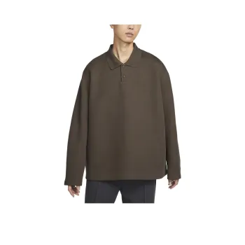 Nike Tech Fleece Reimagined Polo Shirt Men's Baroque Brown