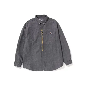 A BATHING APE A BATHING APE Applique Bd Loose Fit Shirt