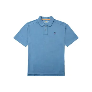 Timberland Polo Shirts Men Sky Blue