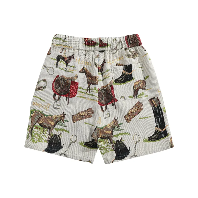 CLOR Casual Shorts Unisex Seychelles Apricot-1