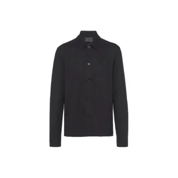 PRADA Triangle logo Wool blend Shirt