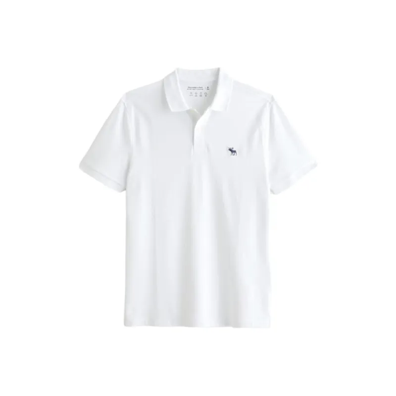 Abercrombie＆Fitch Polo Shirt Men's White-0