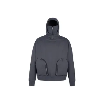 Merge Lab. Sweatshirt Unisex Detachable Face Mask