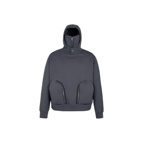 Merge Lab. Sweatshirt Unisex Detachable Face seem mask