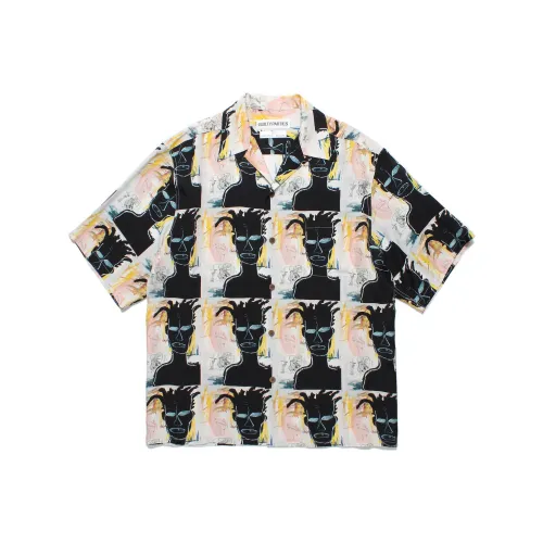 Jean-michel Basquiat X WACKO MARIA Jean-Michel Basquiat Co-brand Shirts Unisex Multicolor