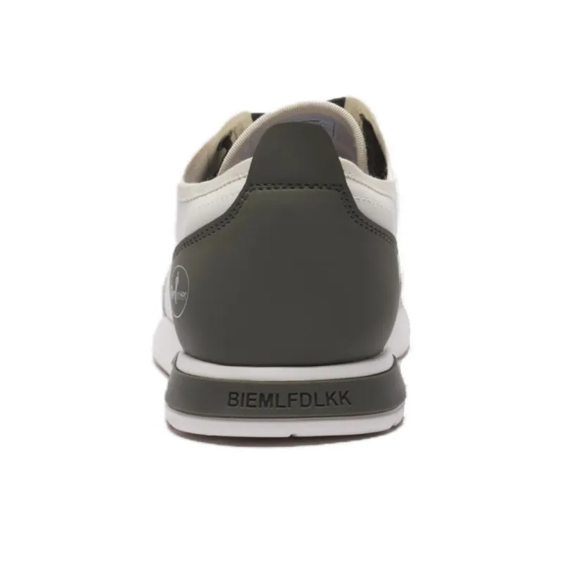 Biyin Leufen Slip Resistant Low Top Casual Shoes Men's Army Green-4