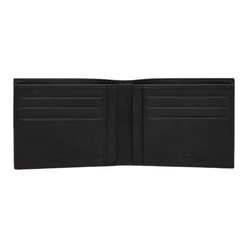 GUESS Cow Leather Wallet Unisex Black-4