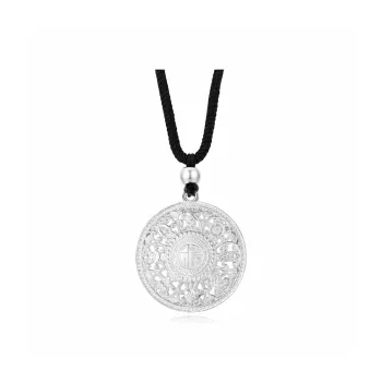 Yuanyanghuangjin 999 Fine Silver Necklaces Unisex