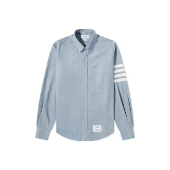 THOM BROWNE 4 Bar Button down Shirt