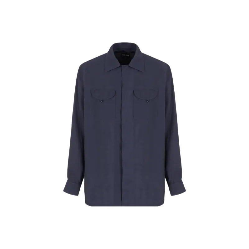 GIORGIO ARMANI Long sleeve Button up Shirt-0