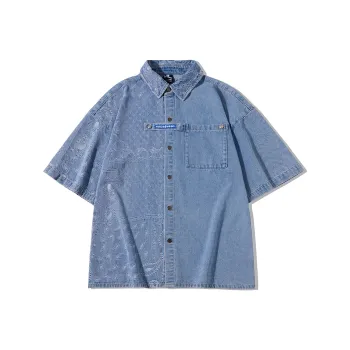 ROCAWEAR Shirts Unisex Vintage Denim Blue