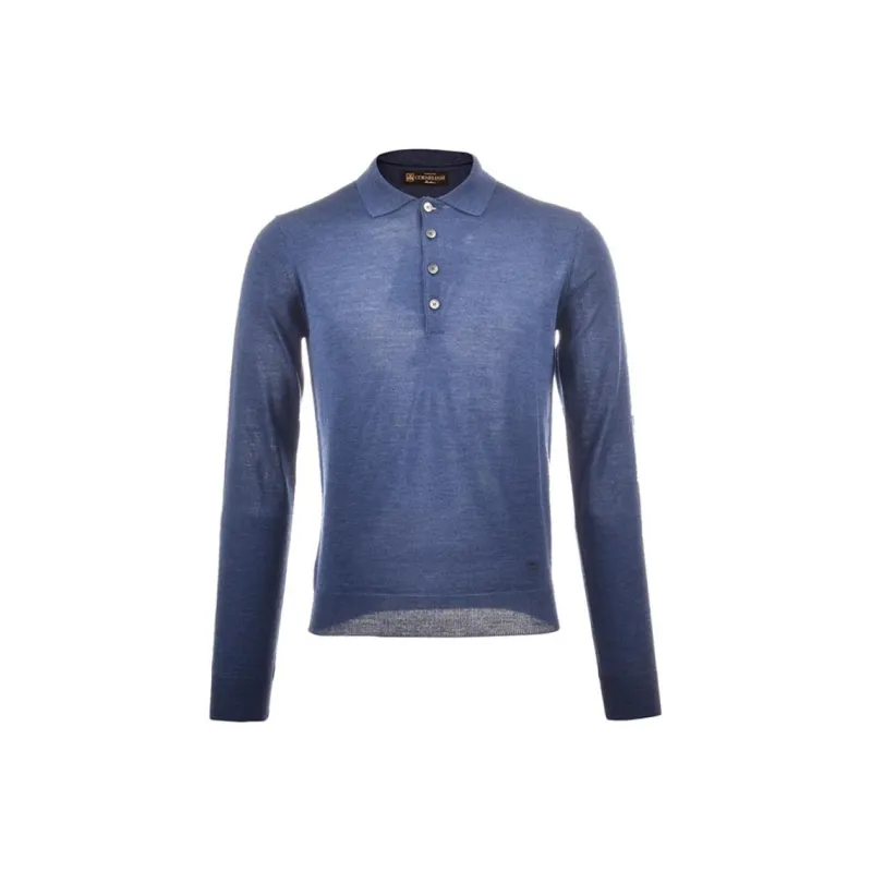 CORNELIANI Polo Shirt Men's Blue-0