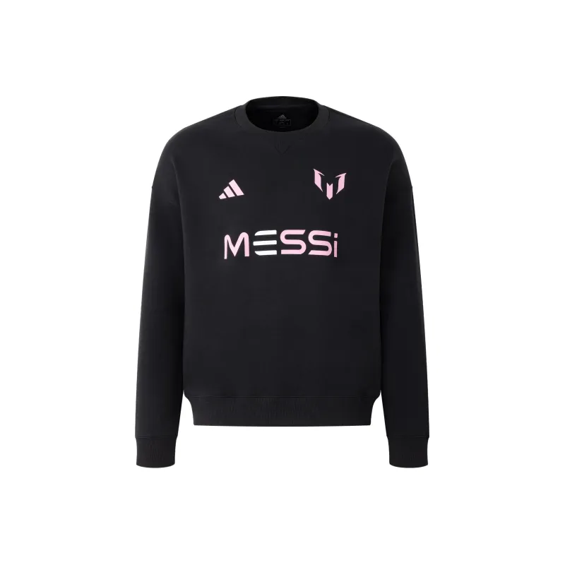 Adidas Messi Crew Swt Sweatshirt Men's Black-0