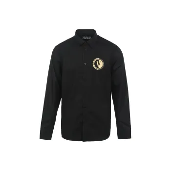 VERSACE JEANS COUTURE Shirts Men Black