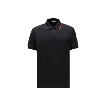 Moncler Polo Shirts Men Black