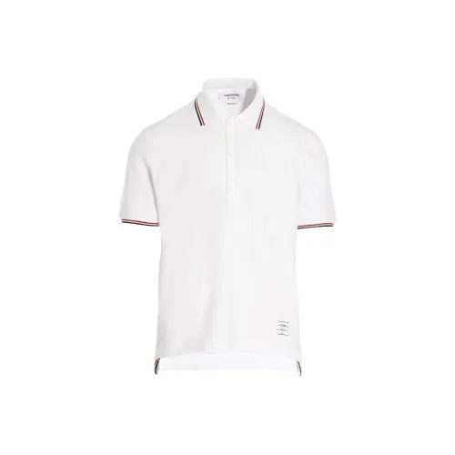 THOM BROWNE Polo Shirts Men White