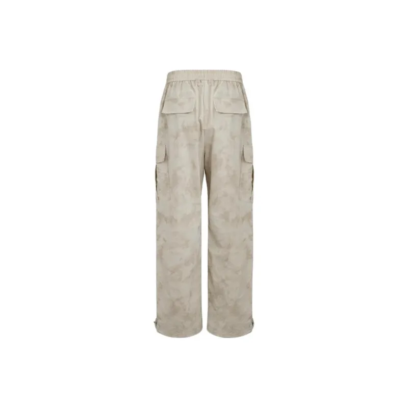 URBAN REVIVO Casual Pants Men's Nude Apricot-1