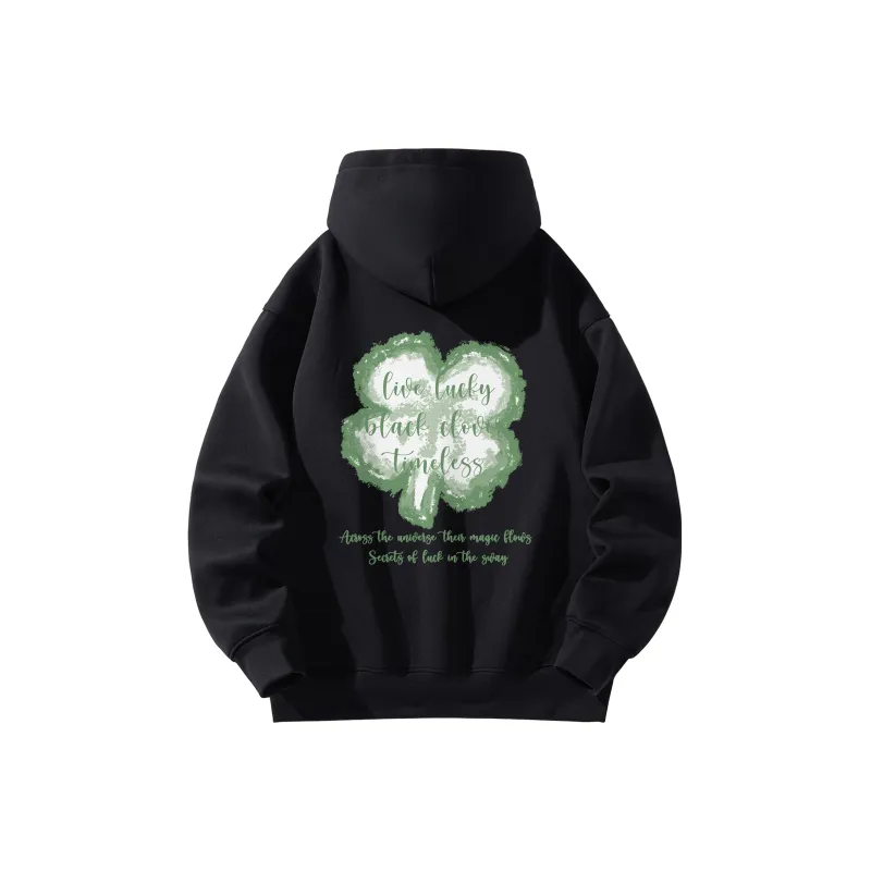 BLACK CLOVER Hooded Pullover Sweatshirt Unisex-15