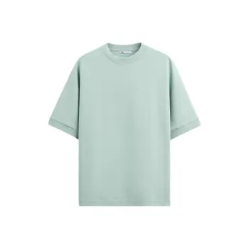 ZARA Sweatshirt Men's Light Green