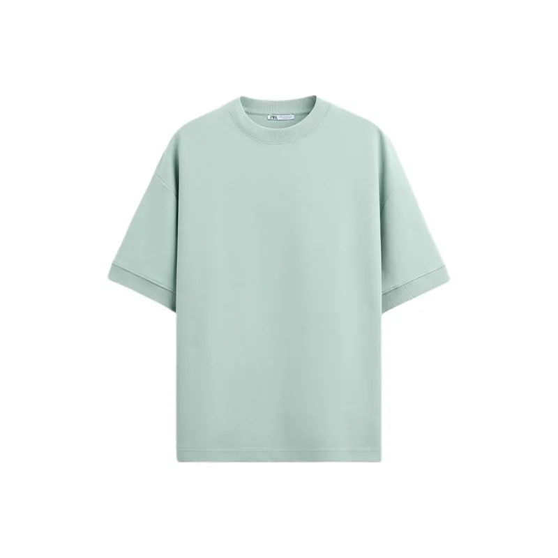 ZARA Sweatshirt Men's Light Green-0