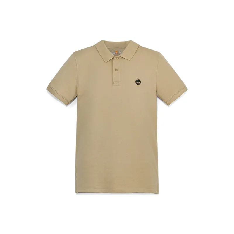 Timberland Polo Shirt Men's Liquorice Yellow-0
