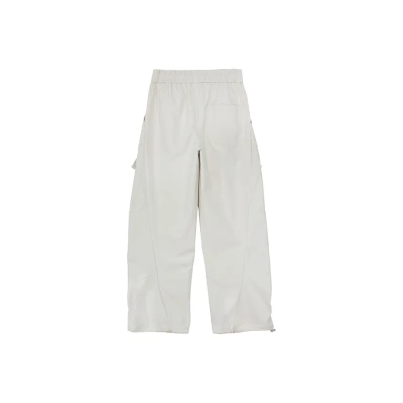 Black Late Casual Pants Unisex-1