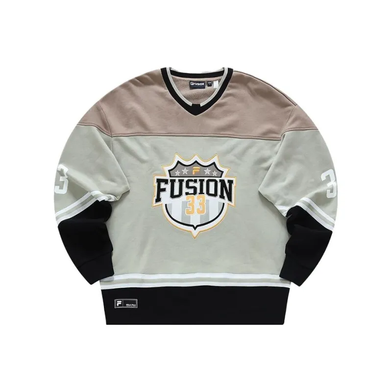 FILA FUSION Sweatshirt Men's Gray Duckling-0