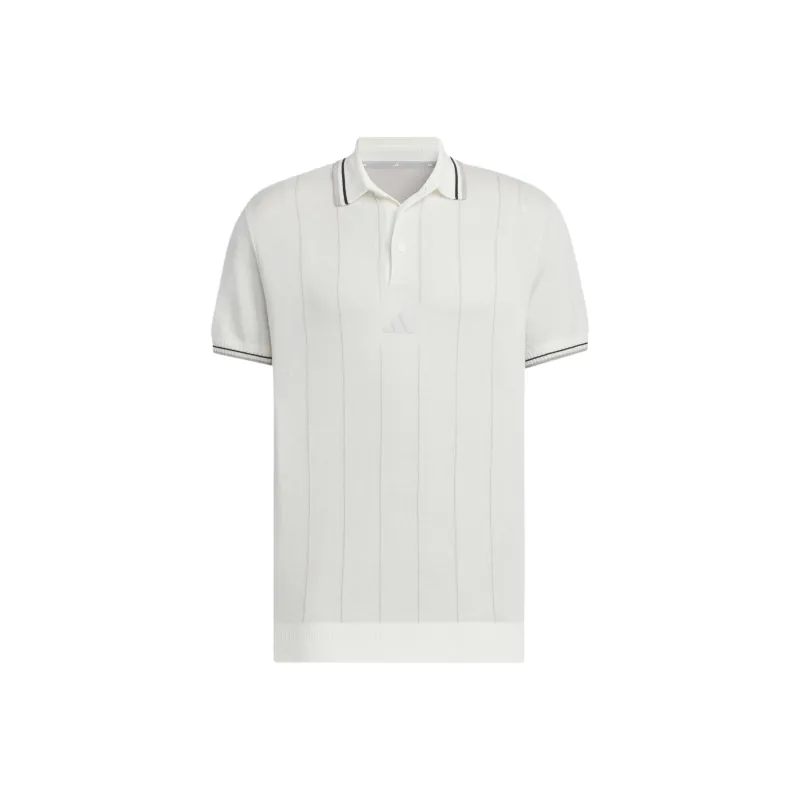 Adidas KNIT Polo Shirt Men's White-0