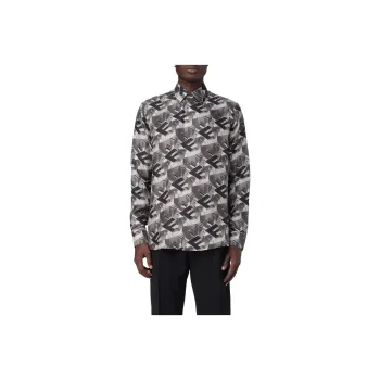 FENDI Monogram-print Silk Shirt