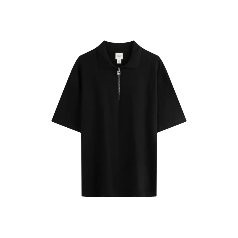 CALVIN KLEIN Spring Festival Red Magenta Polo Shirt Men's-0