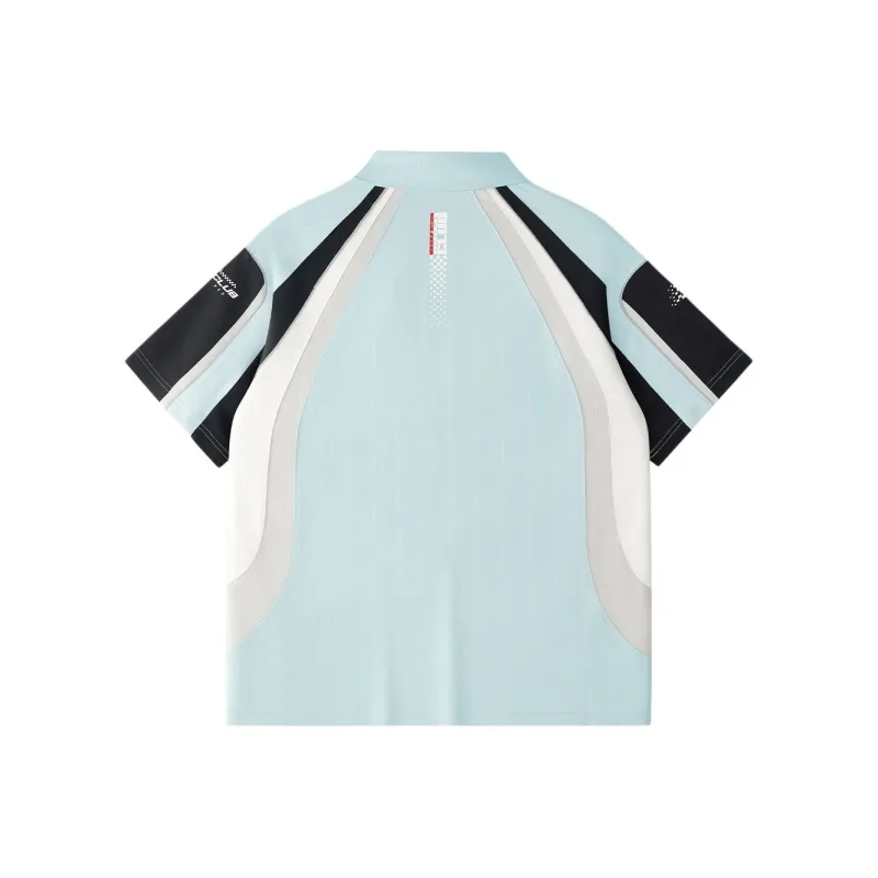 FILA FUSION x DUCATI Polo Shirt Men's Icy Mysterious Blue-1