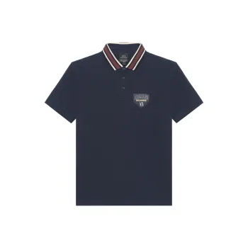 ARMANI EXCHANGE Polo Shirts Men Navy