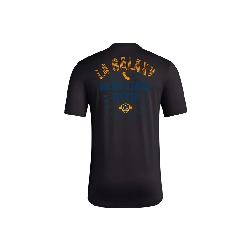 Adidas La Galaxy Short Sleeve Pre Game Tee-1