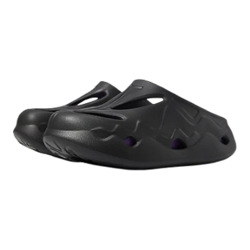 Yamada Hyakuju Home Slippers White Black, Black, Black Purple-10