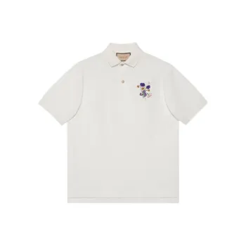 GUCCI Gucci Fw22 Tanabata Series Polo Shirt Men's White
