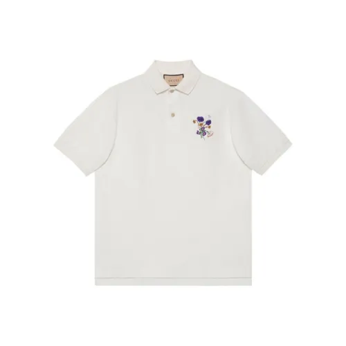 GUCCI Gucci Fw22 Tanabata Series Polo Shirt Men's White