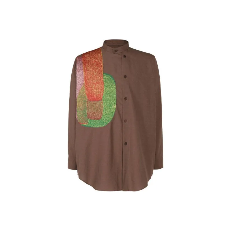 Homme Plissé Issey Miyake FW24 Shirt Men's Red & Green-0