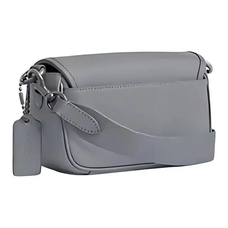 COACH Charter Glove Tanning Portable Crossbody Bag, Shoulder Bag Small Size Men's Blue Gray-2