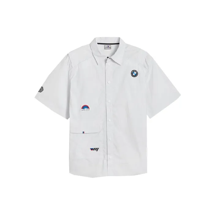 PUMA BMW Shirts Men Gray-0