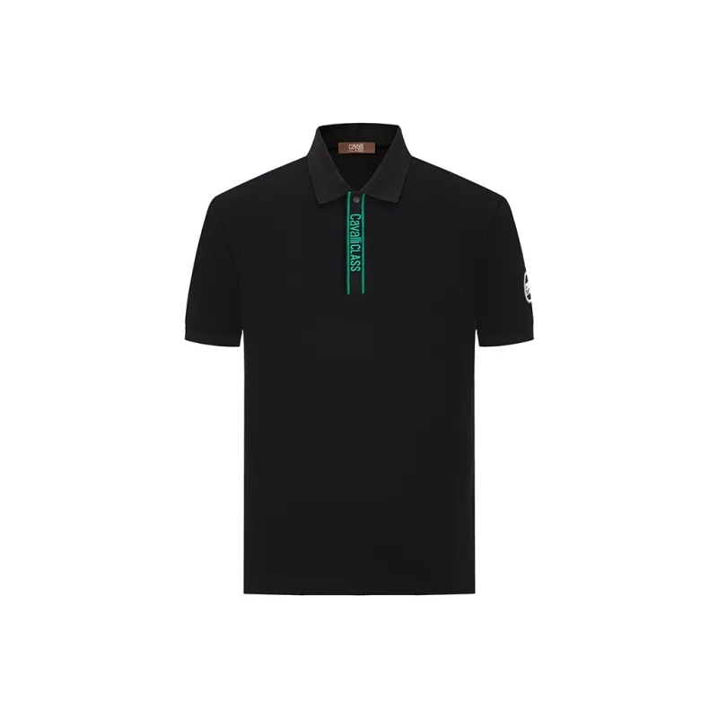 Cavalli Class Polo Shirt Men's Black-0