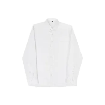 MUCUNSHU Shirt Men's Little White