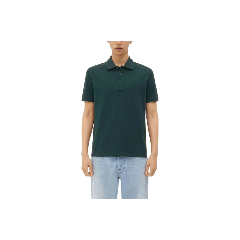 Bottega Veneta FW22 Polo Shirt Men's Dark Green-0