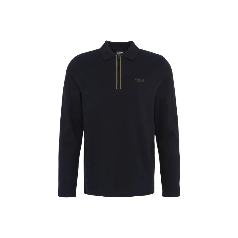 BARBOUR FW24 Polo Shirt Men's Black-0
