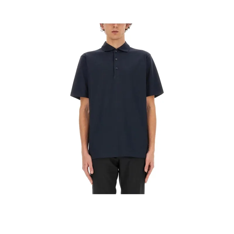 LARDINI Jersey Cotton Polo Shirt-0