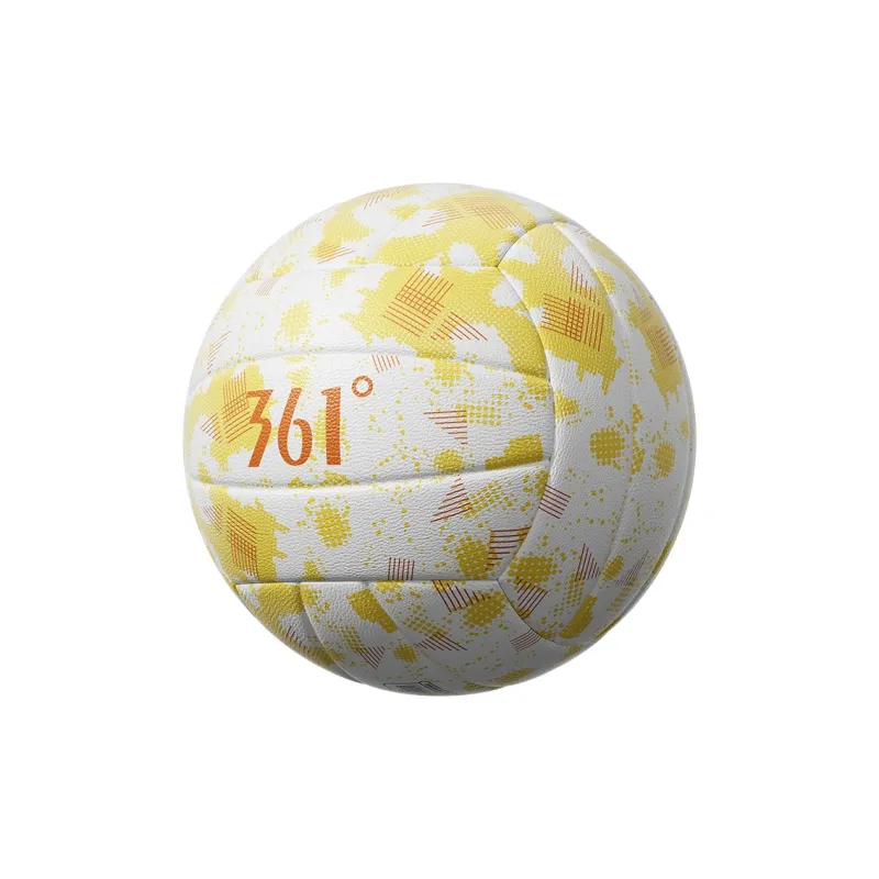 361° PVC Size 5 Ball Volleyball Unisex Amber Yellow-2