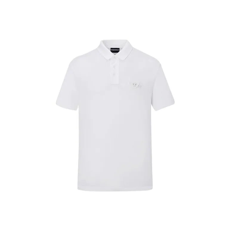 EMPORIO ARMANI Polo Shirts Men White-0