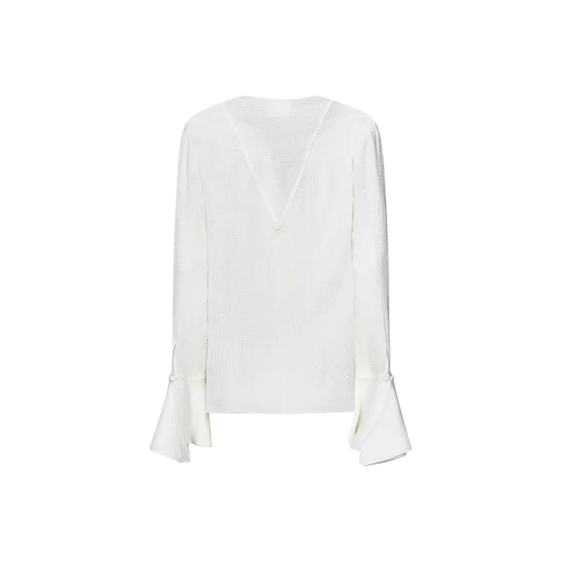 Givenchy 4G Pattern Ruffled Blouse-1