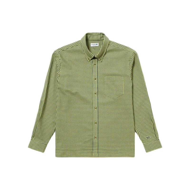 LACOSTE Shirts Men Khaki-0