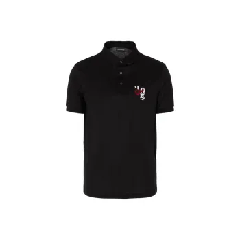 EMPORIO ARMANI Polo Shirts Men Black